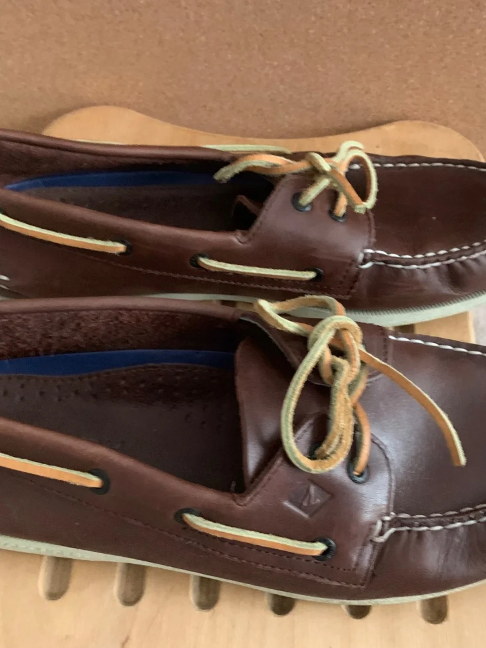 Sperry Top-Sider Brown Leather Boat Shoes Men's Size 12 Classic Moc Loafers